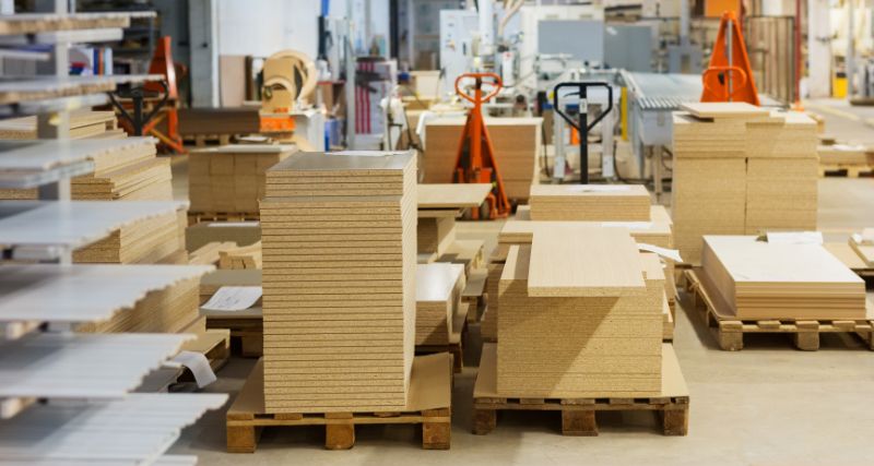 Cómo se fabrican los tableros de madera aglomerada 